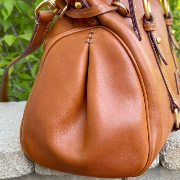 Dooney & Bourke Large Florentine Italian Vacchetta leather Satchel - Picture 4 of 16